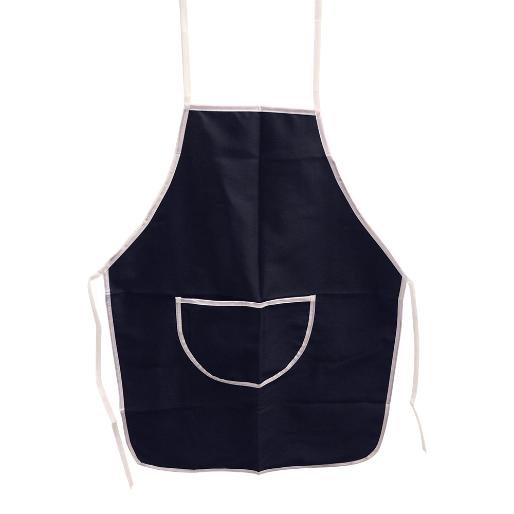 BIGSPOON Cotton Apron FOR Women and Men PVC Layer - Navy Blue [9503N]