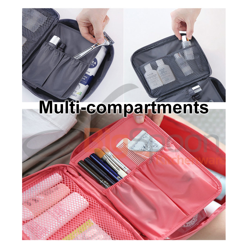 BIGSPOON Travel Toiletries Bag Korean Style Cosmetic Multi Pouch