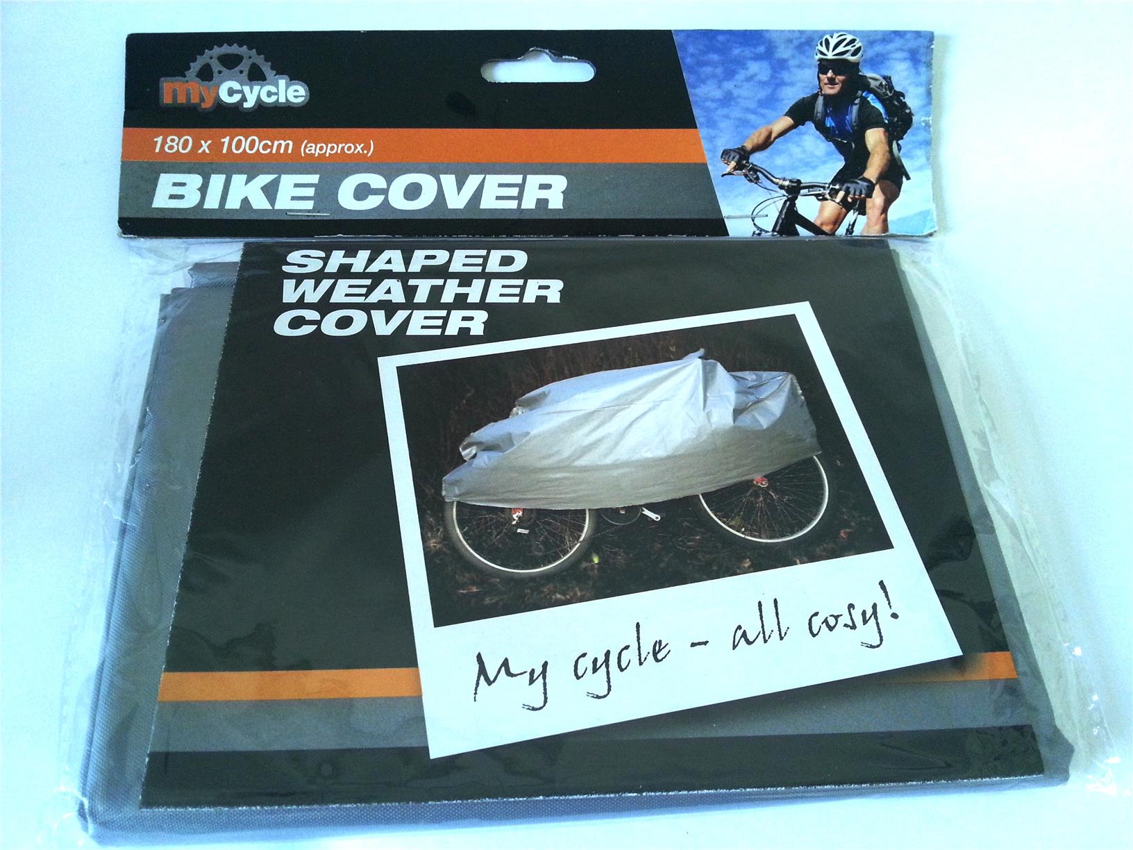 Bike Bicycle cover size 180 cm x 100 cm Grey Colour