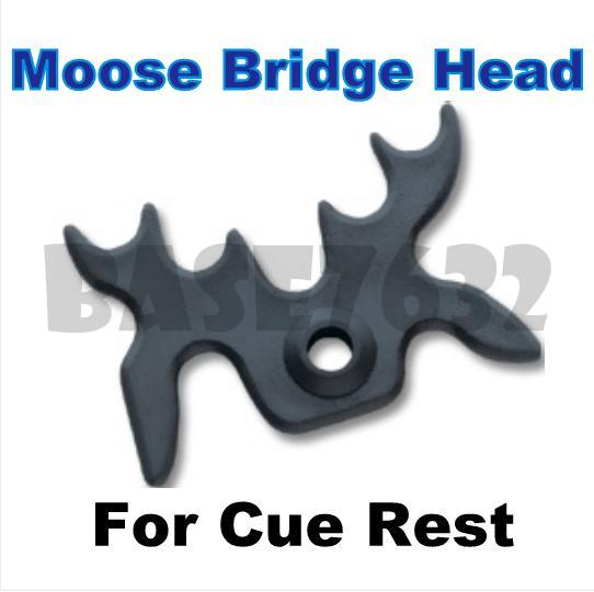 Billiard Cue Cues Snooker Pool Moose X Rest Head Bridge Stick 1064