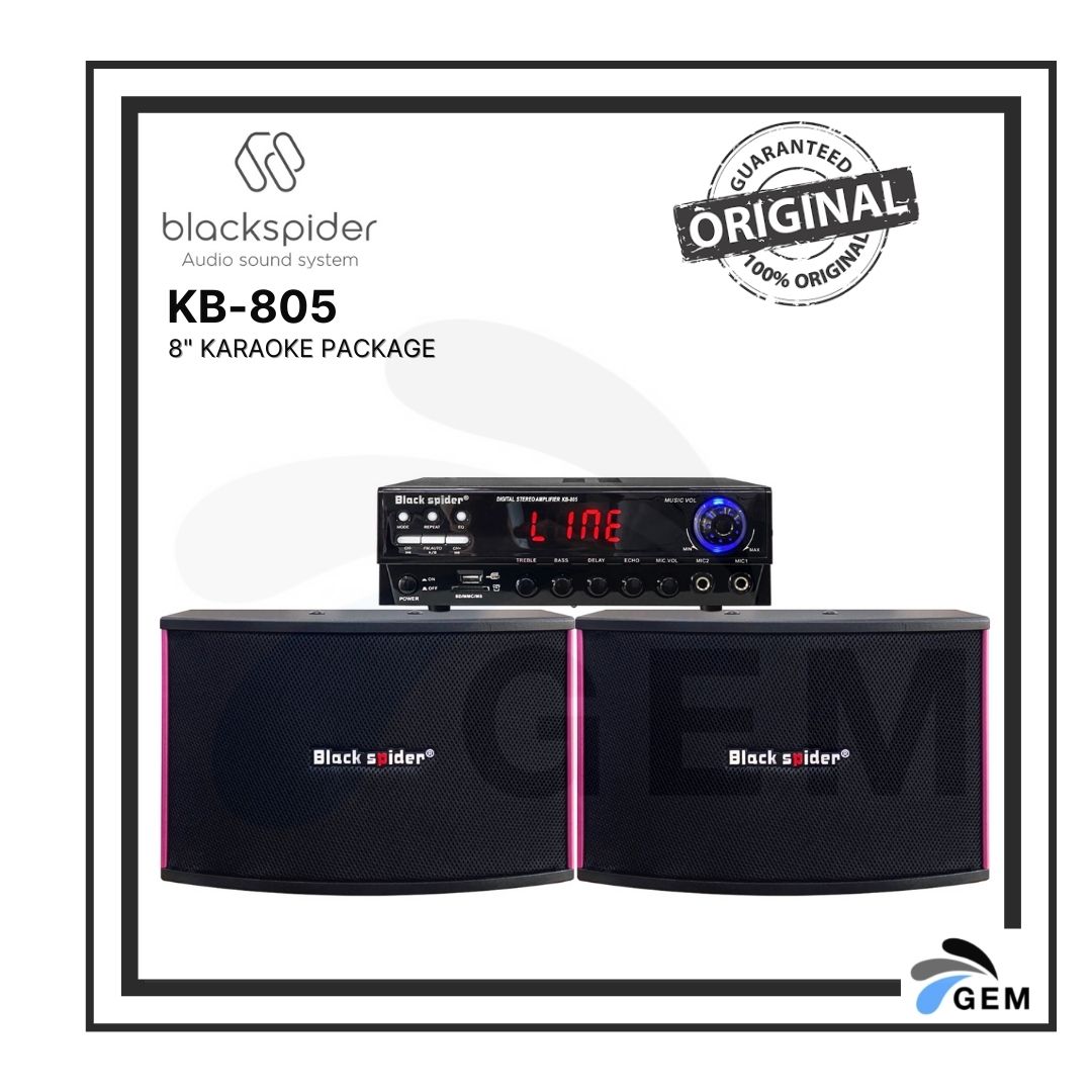 BLACK SPIDER 8&quot; Karaoke Package (KB-805)