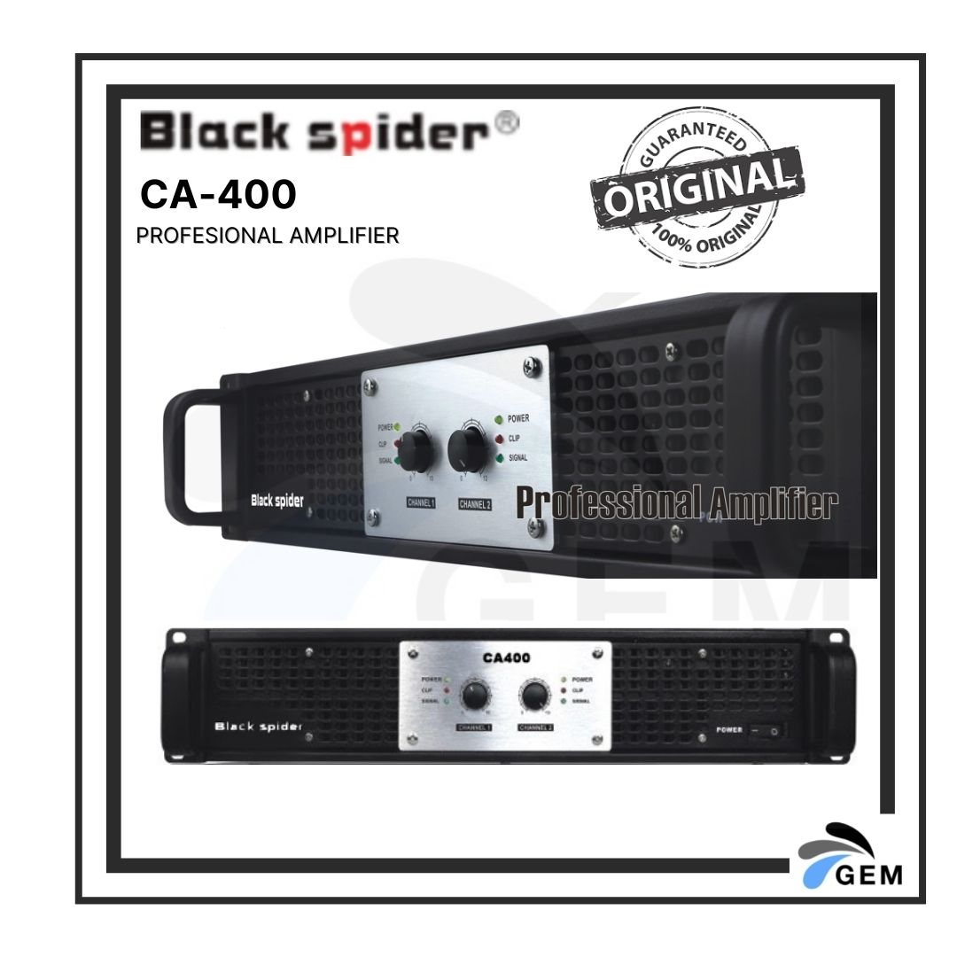 BLACK SPIDER PROFESSIONAL AMPLIFIER (CA-400)