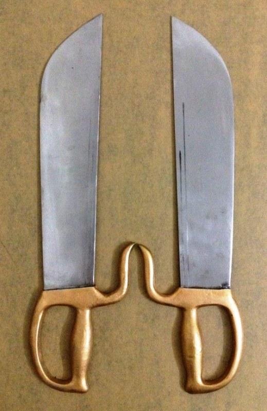 Blade Keris Weapon Knife Hand Forged Wing Chun Butterfly Chinese Sword