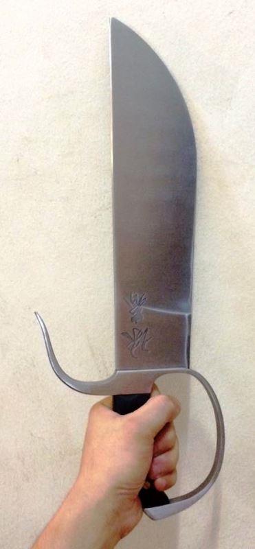 Blade Keris Weapon Knife Hand Forged Wing Chun Butterfly Chinese Sword