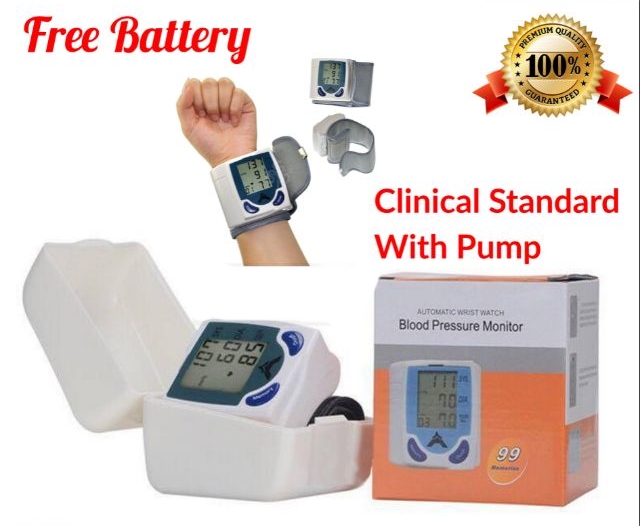Blood Pressure Monitor Heart Beat Pulse Device Wrist Meter Machine Darah Tingg