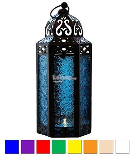 Blue Glass Moroccan Style Candle Lan End 4 8 2020 10 15 Am