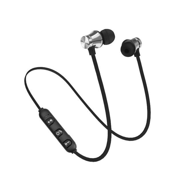 Bluetooth Earphone Magnetic Wireless Sports Headset Bass Music With Mic