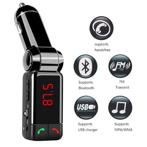 Bluetooth FM Transmitter MP3 Player  &amp; 2.1A USB Charger