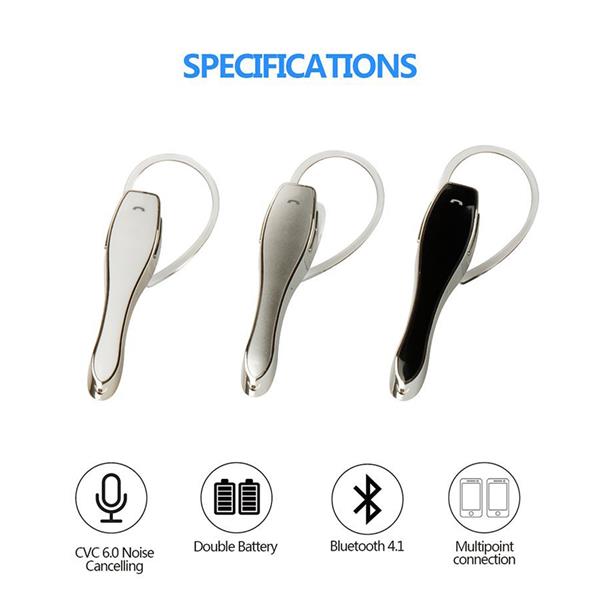 Bluetooth Headset Wireless Earphone V4.1 with Voice Reminder