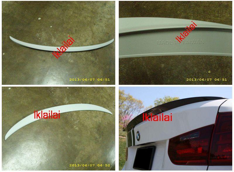 BMW 3 Series F30 `12 Rear Trunk Spoiler M Performance Style ABS