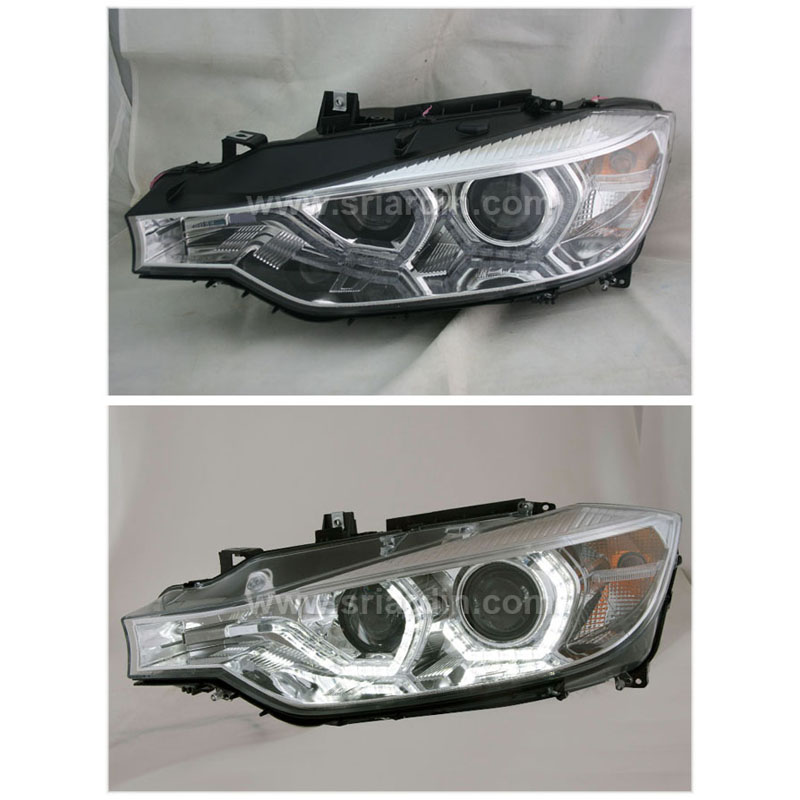 BMW 3 Series F30 13-15 Projector Head Lamp with Crystal Bar