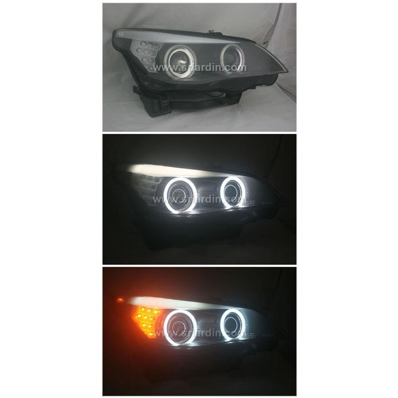 BMW 5 Series E60 03-07 Projector Headlamp w Ring