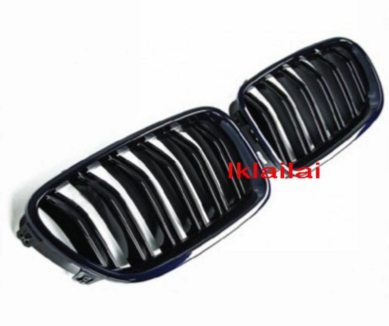 BMW 5 Series F10 '10 Front Grille Gloss Black