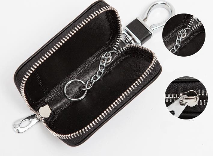 BMW Car Key Pouch / Key Chain / Key Holder Genuine Leather (Type D)