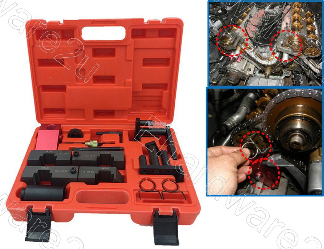 BMW M60 M62 M62TU V8 Camshaft Cam Alignment Valve and Double VANOS Timing Tool Automotive Hand Tools