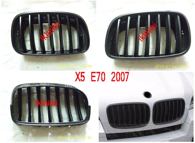BMW  X6 Series E71 `07 / BMW X5 E70 `07 Front Grille All Black