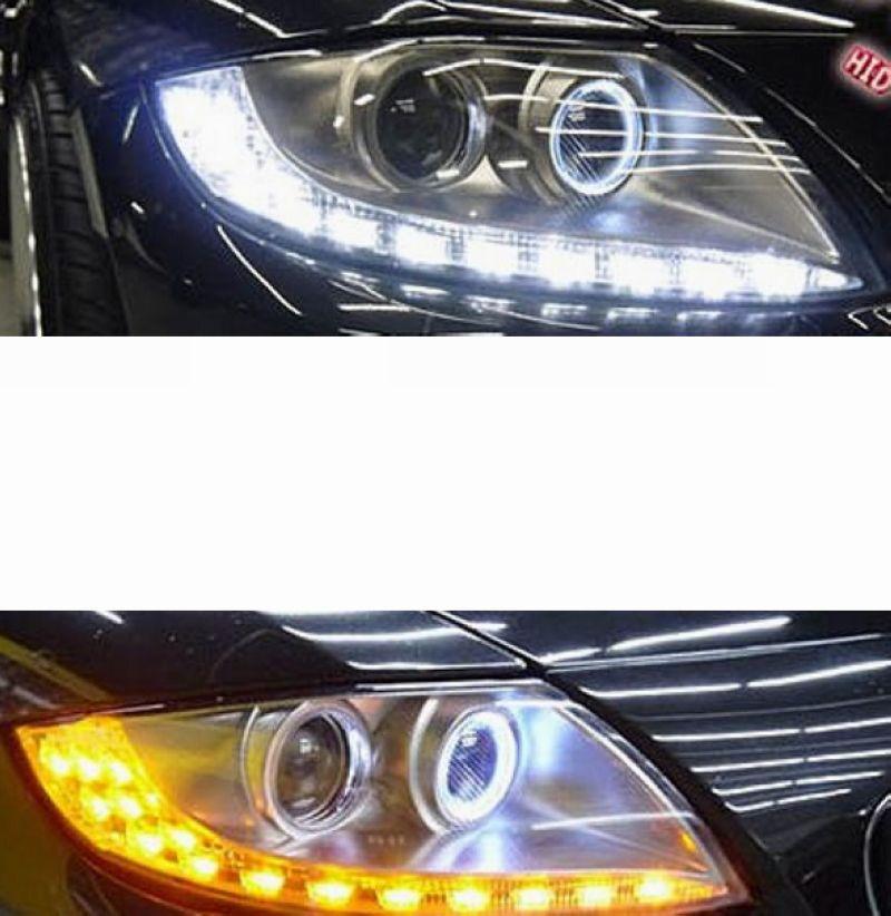 BMW Z4 LED Ring Projector Head Lamp + 2-Function DRL R8