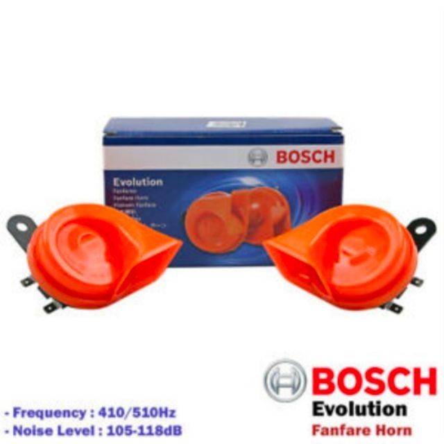 Bosch BM Evolution Horn Fanfare Compact Twin Set 2 Pcs - Orange