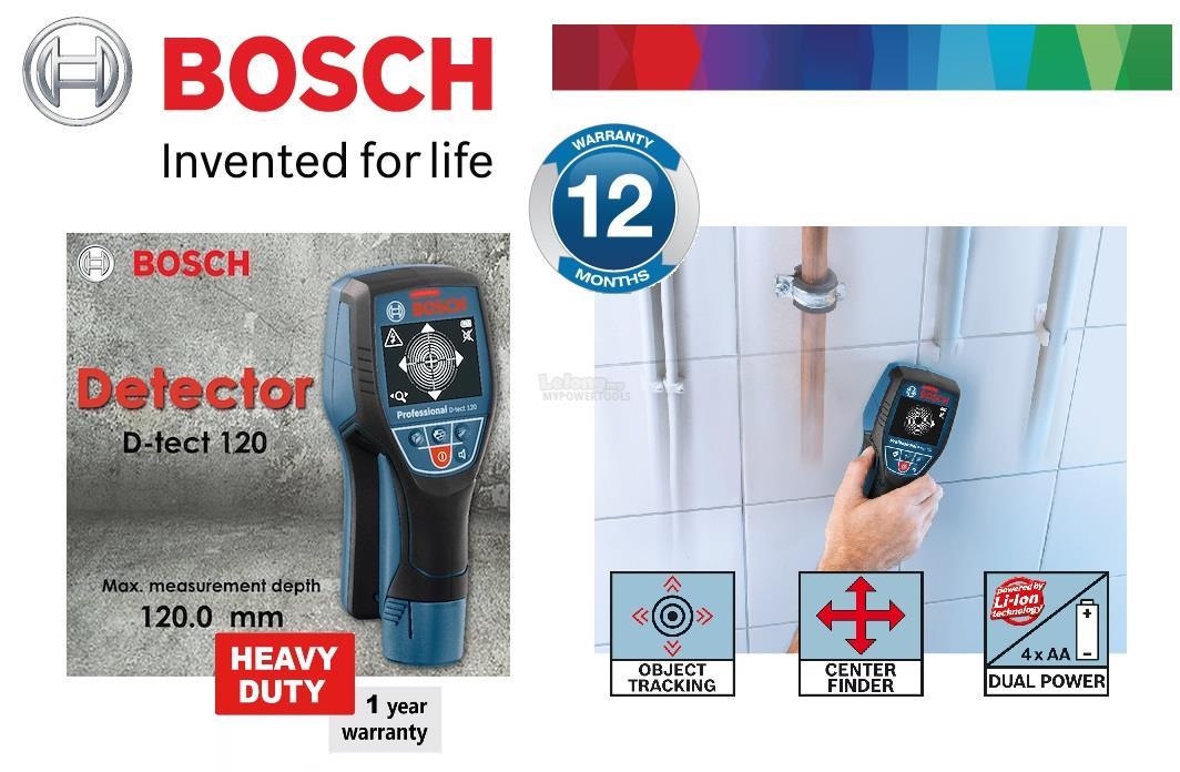 Bosch D Tect 120 Universal Wall Scan End 9 30 2020 9 15 Pm