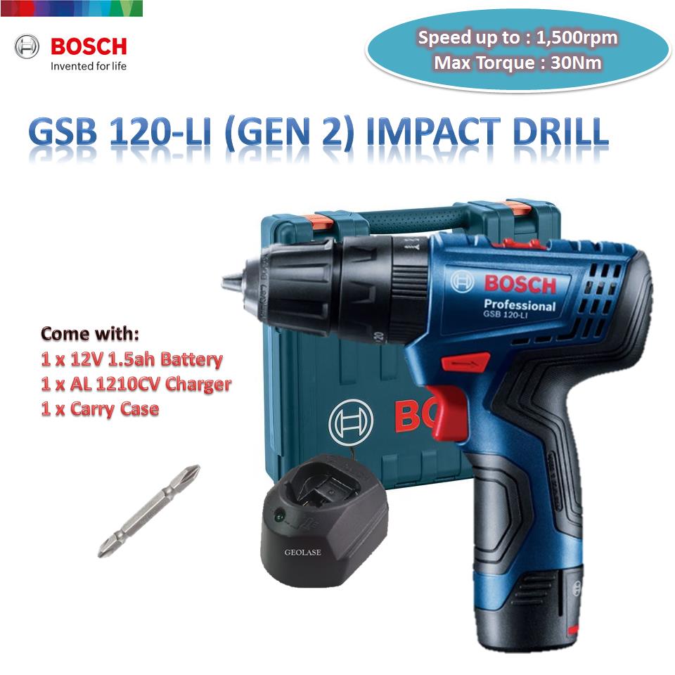 Bosch GSB 120-LI 12V GEN 2 Cordless (end 1/3/2022 12:00 AM)