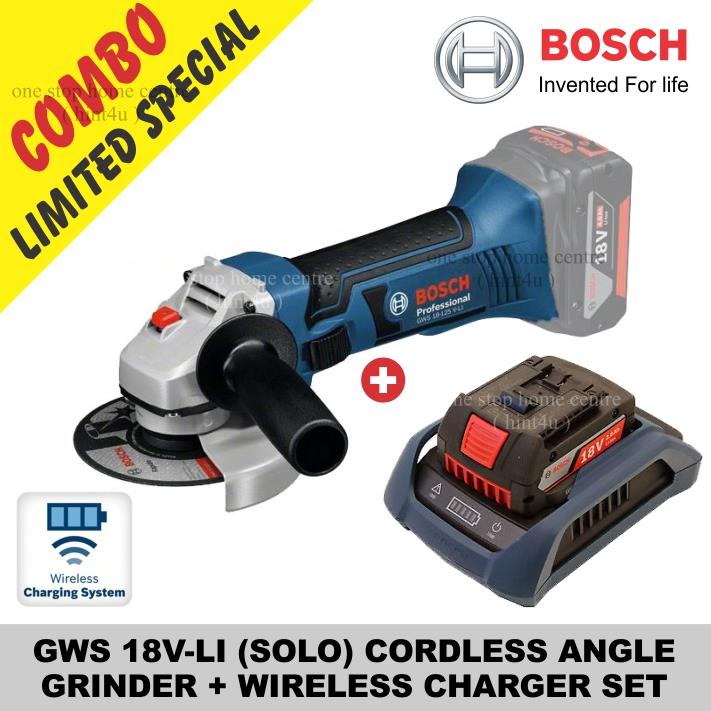 Bosch Gws 18v Li Cordless Angle Grind End 9 8 2020 8 15 Pm