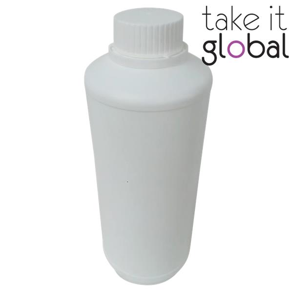 Bottle Liquid 1L White HDPE