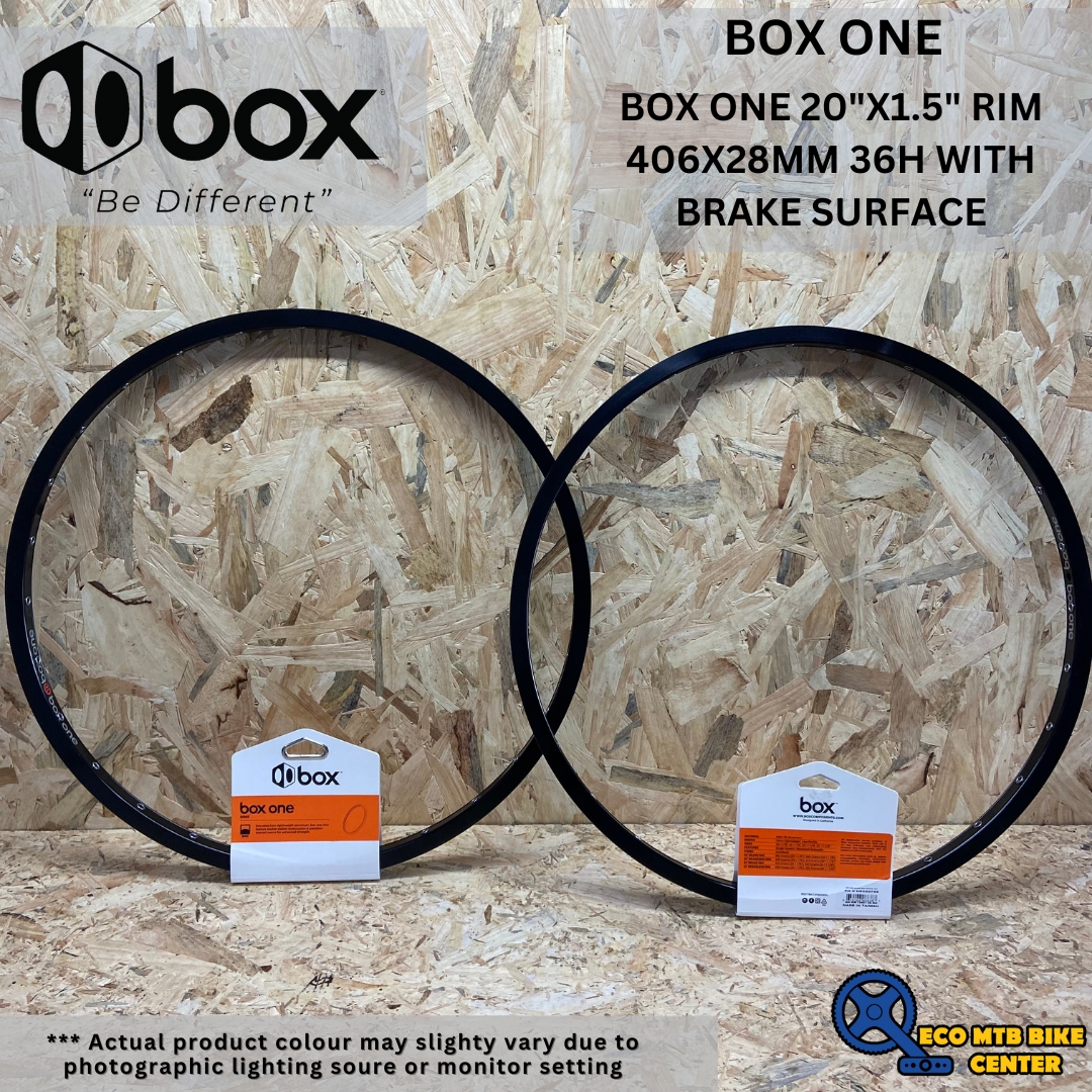 BOX COMPONENTS BOX ONE 20&quot; RIM 406X28MM WITH BRAKE SURFACE(SELL PAIR)