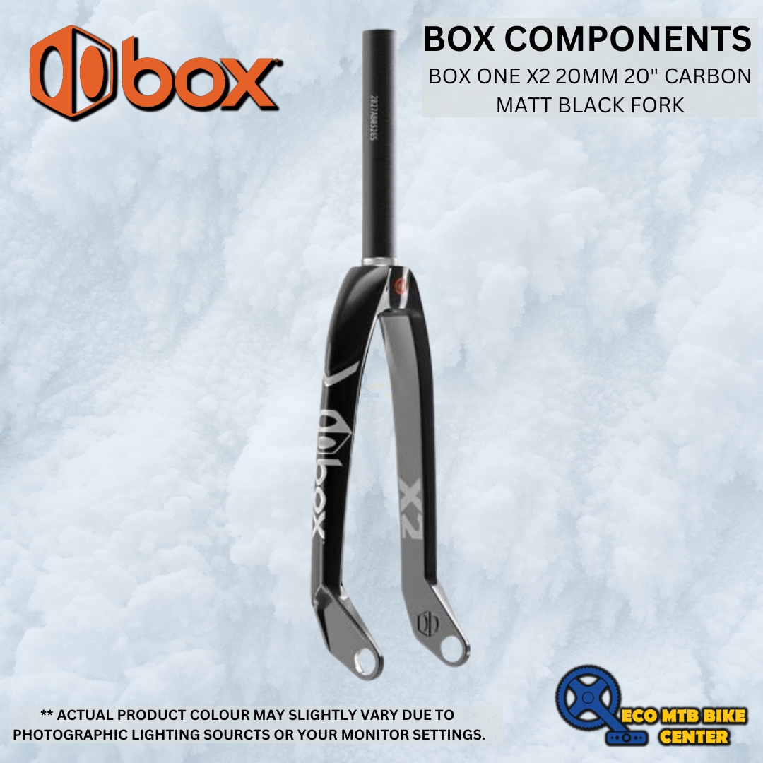 BOX COMPONENTS BOX ONE X2 20MM 20&quot; CARBON MATT BLACK FORK