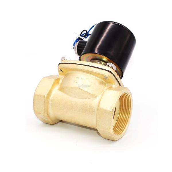 brass electric solenoid valve positive negative ends