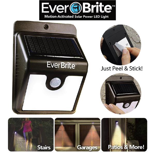 Ever Brite Solar Powered Led Outdoor End 7 2 2019 3 15 Pm Ever Brite Solar Powered Led Outdoor Stick Up Light Motion Activated