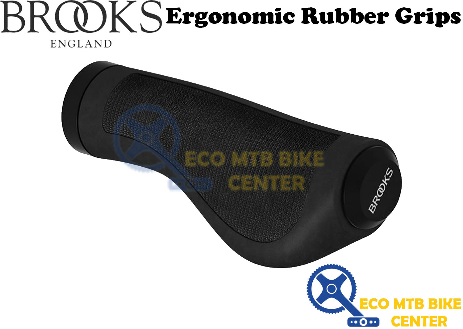 BROOKS Ergonomic Rubber Grips 100/100MM