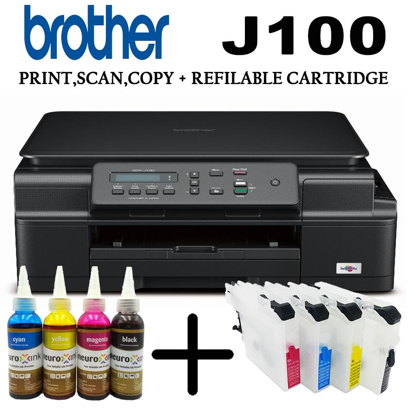 Dcp J100 Brother Printer Installer - 2pcs Black Compatible ink cartridges for brother LC539 ... / For wireless setup using a.