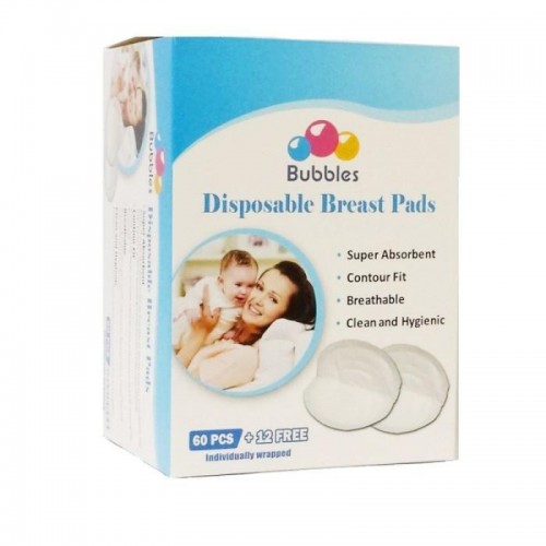 Bubbles - Disposable Breastpad (60+12pcs)