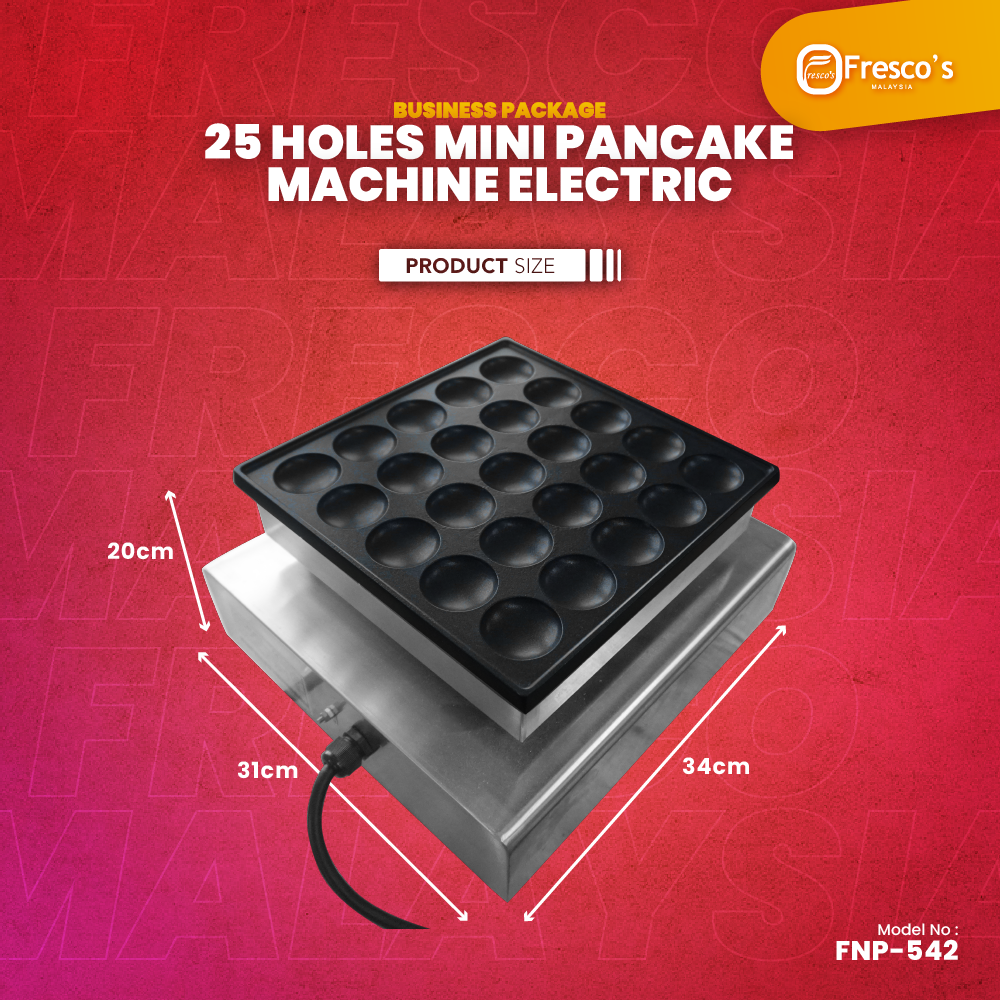 [Business Package] 25 Holes Mini Pancake Electric Machine