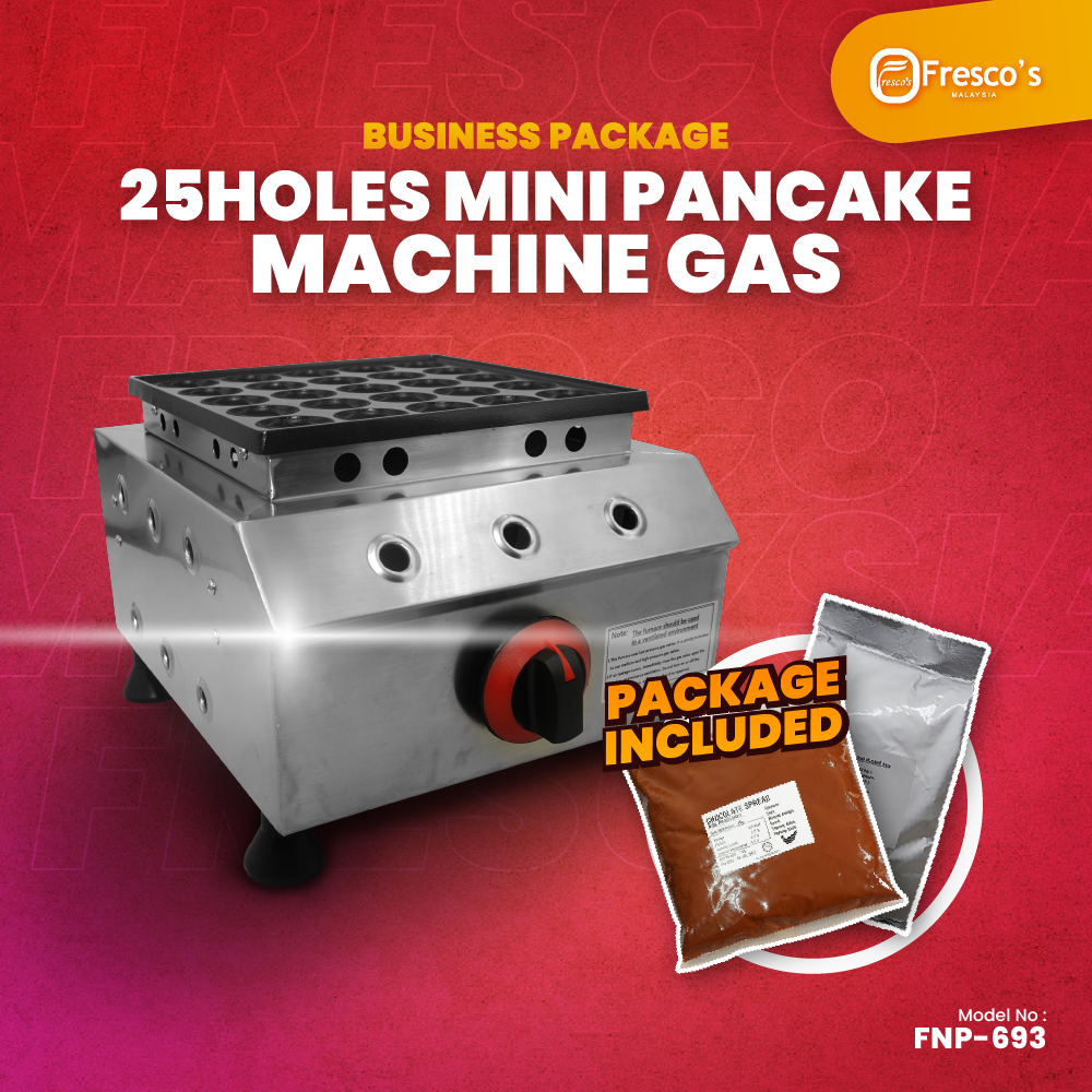[Business Package] 25 Holes Mini Pancake Gas Machine