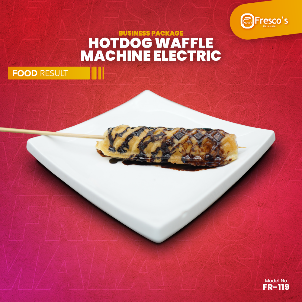 [Business Package] 6 Holes Hotdog Waffle Electric Machine