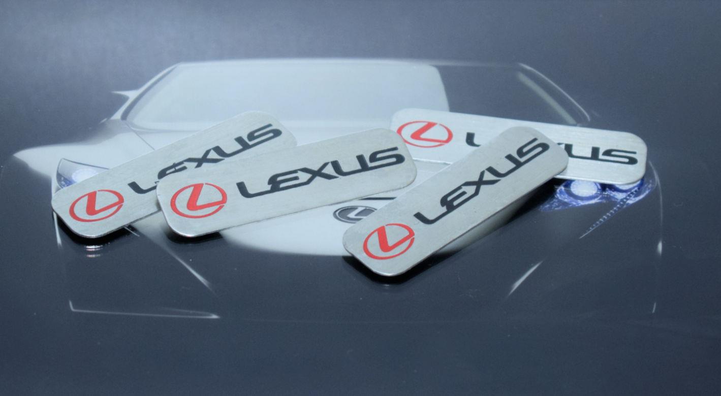 [Buy1Free1] Lexus Lx Auto Car Sill Plate Foot Step Board Metal Bad 4 P