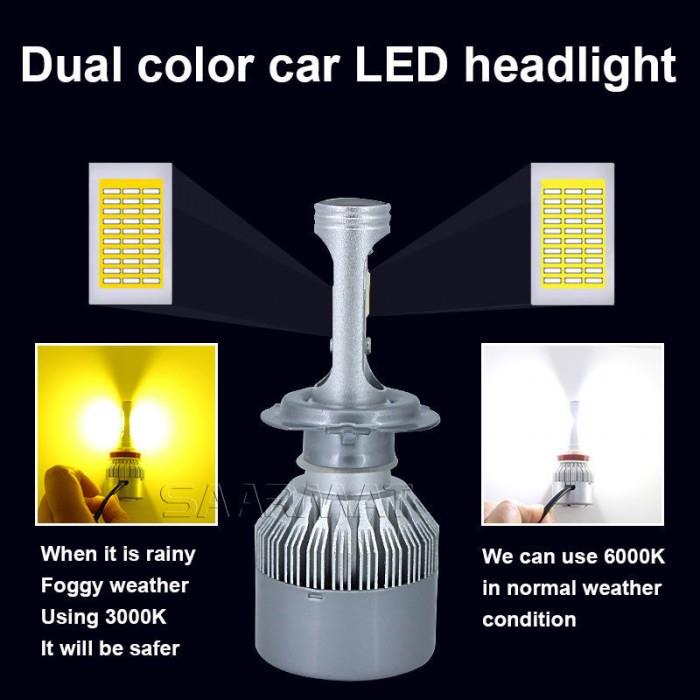 c6 led headlight cob