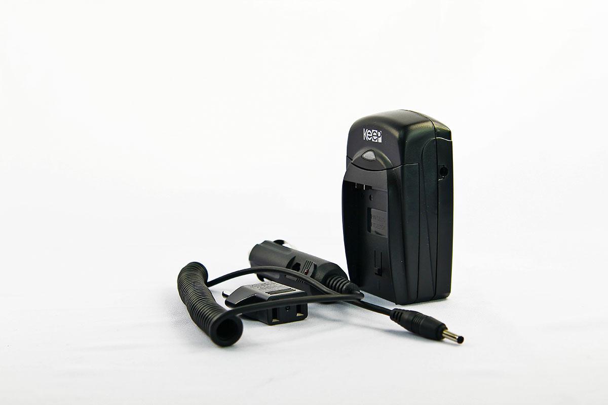 KEEP Camera battery and Car Charger S-006e for Panasonic Lumix DMC-FZ