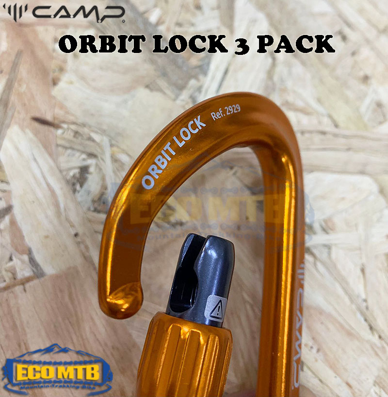 CAMP CARABINERS - ORBIT LOCK 3 PACK