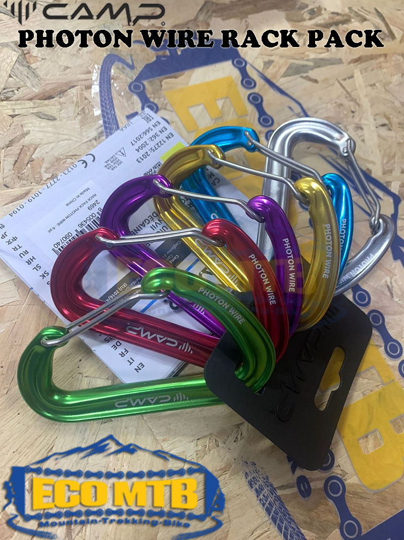 CAMP CARABINERS PHOTON WIRE RACK PACK - 6pcs