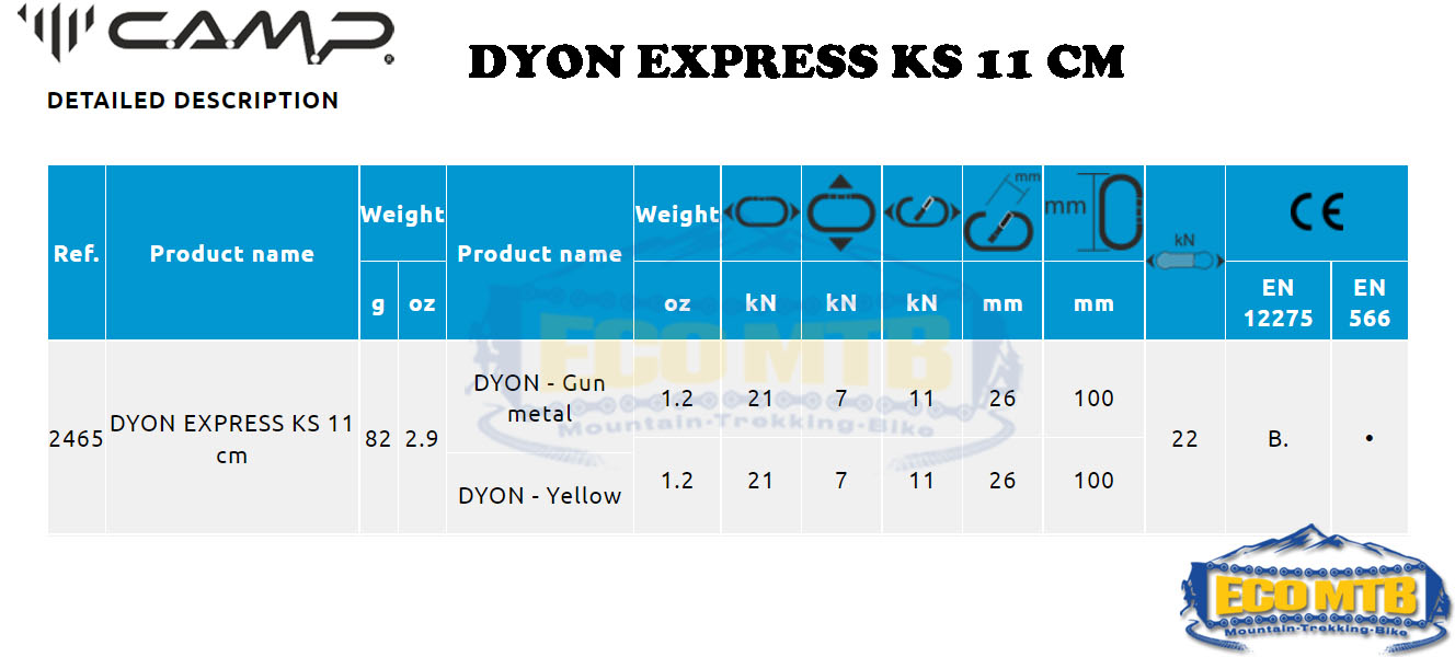 CAMP DYON EXPRESS KS 11 CM