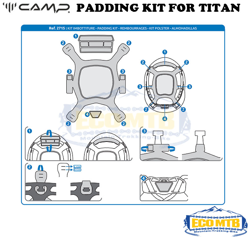 CAMP Padding Kit For Titan
