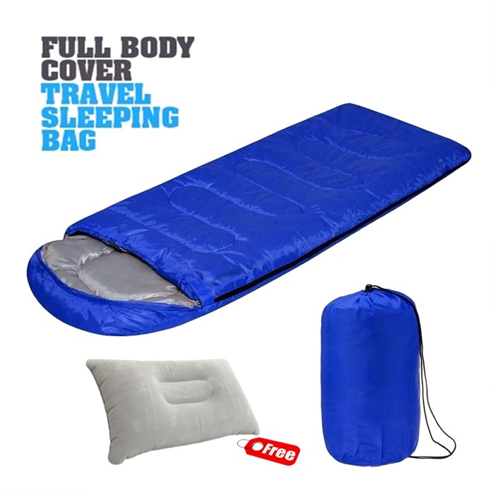 Camping Sleeping Bag Ultralight Waterproof Warm Envelope Backpacking Sleeping 