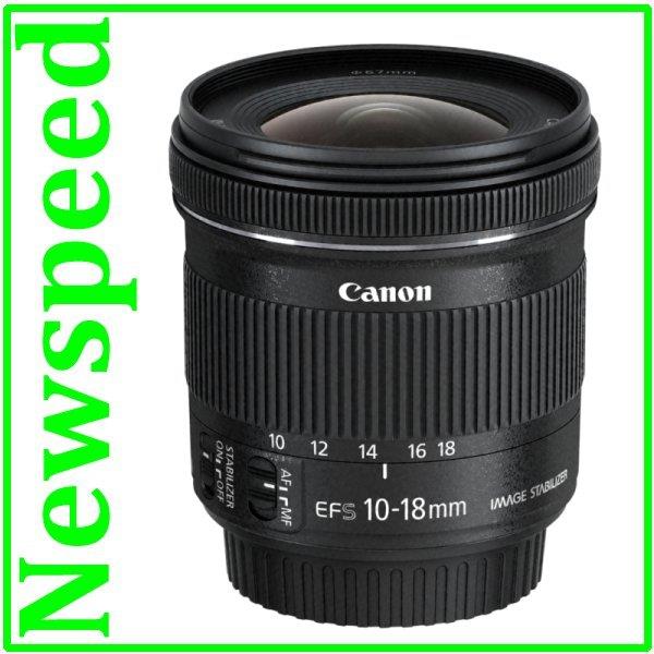 New Canon EF-S 10-18mm f/4.5-5.6 IS STM Lens (Import)