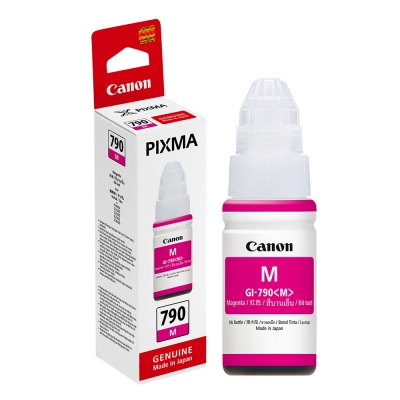 CANON GI-790 MAGENTA REFILL INK CARTRIDGE FOR G1000 G2000 G3000 CANON GI-790 MAGENTA REFILL INK CARTRIDGE FOR G1000 G2000 G3000