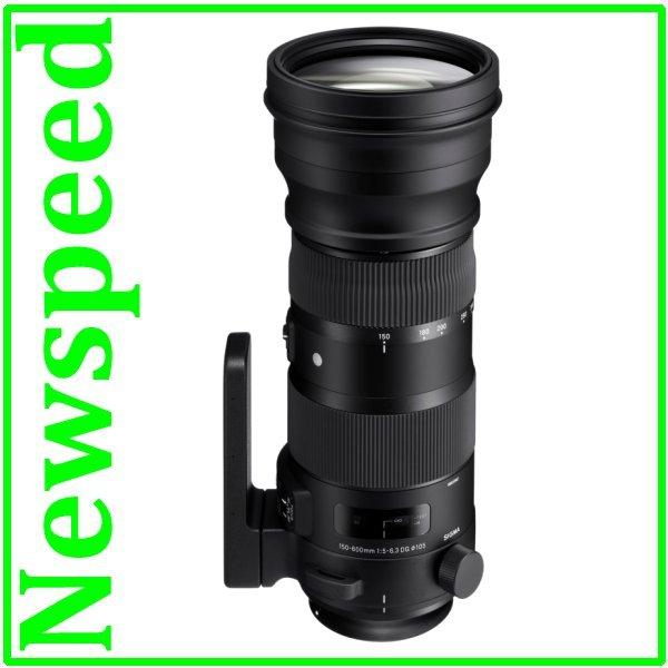 New Canon Mount Sigma 150-600mm F5-6.3 DG OS HSM Sport Lens (Import)