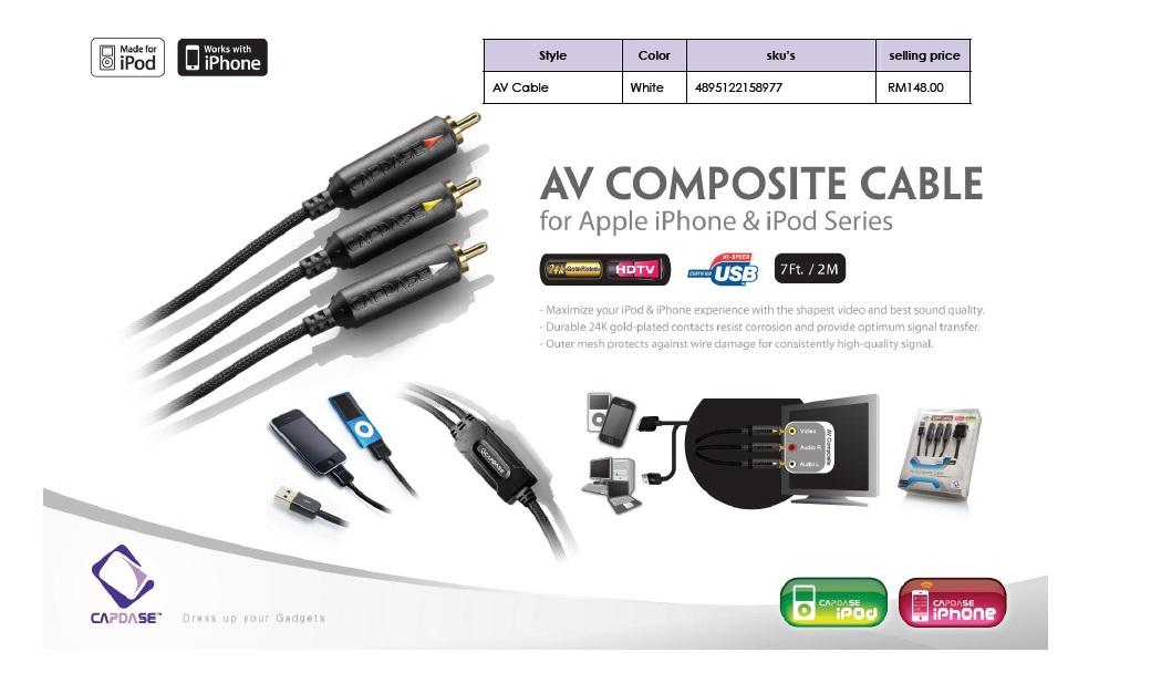 capdase av composite cable for apple end 2 5 2016 3 47 pm capdase av composite cable for apple end 2 5 2016 3 47 pm