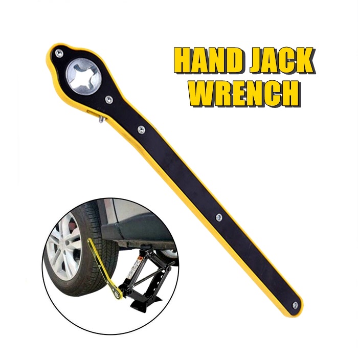 Car Labor-Saving jack ratchet wrench for travel use and emergency wheel / tyre