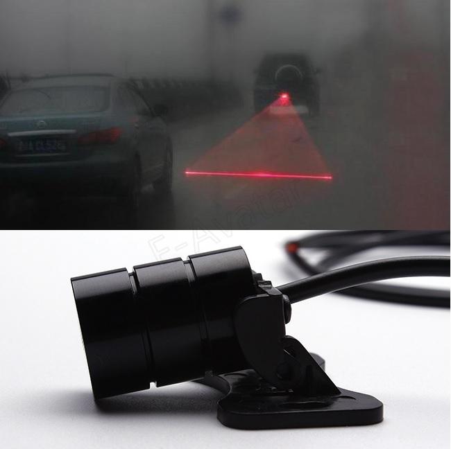 Car Laser Fog Light Rear Anti-Collision Driving Safety Signal Warning